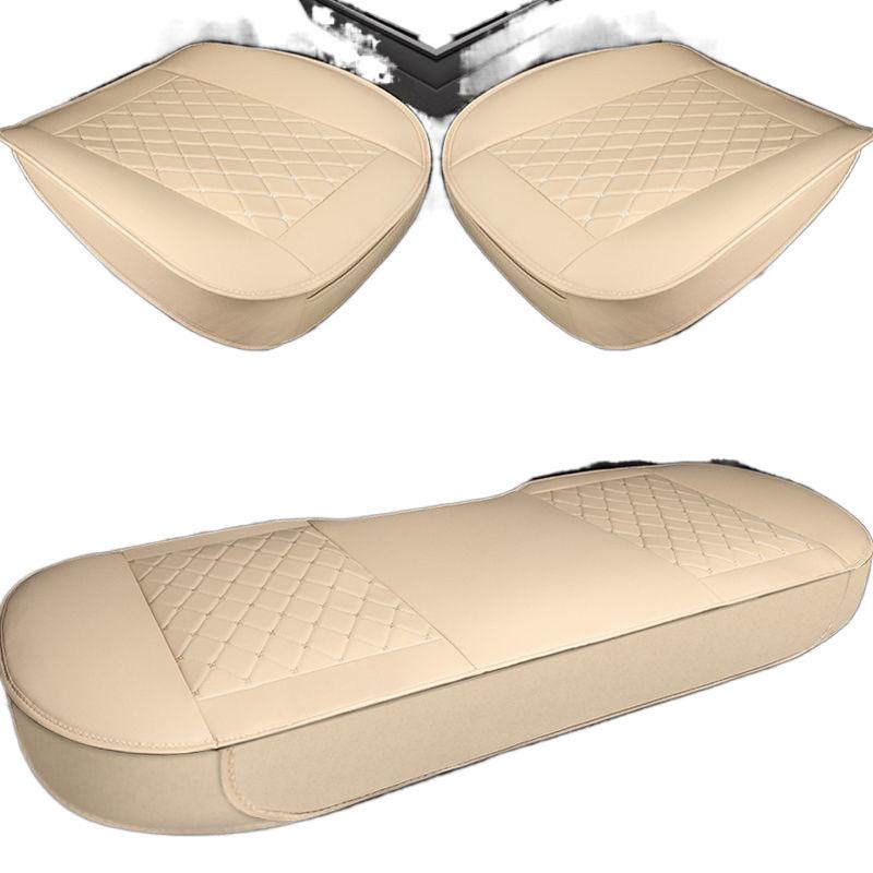 Vier Jahreszeiten Universal Leder Autositzkissen - Rückenfrei, einteiliger Rücksitzbezug.