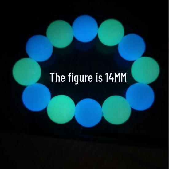 Świecąca w ciemności bransoletka dla par - Fluorescencyjny kamień Nocna Perła dla mężczyzn i kobiet