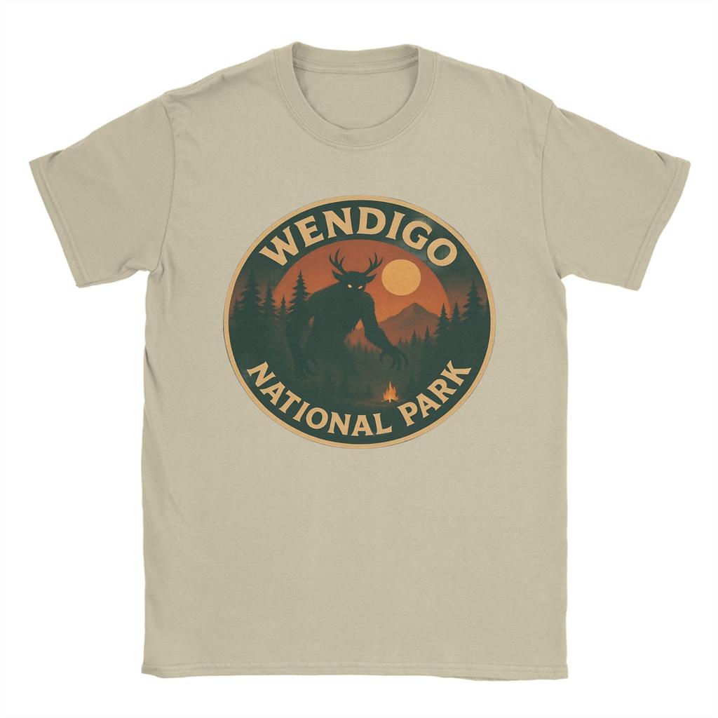 Neuheit Wendigo Nationalpark T-Shirt Unisex Baumwolle Kurzarm Rundhals Sommer Oberteile