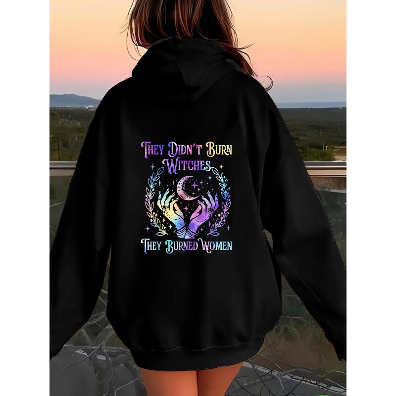 Trendy Graphic Women s Polyester Hooded Sweatshirt Moisture Wicking Quick Dry Athletic Gym Workout Top XXL чёрный