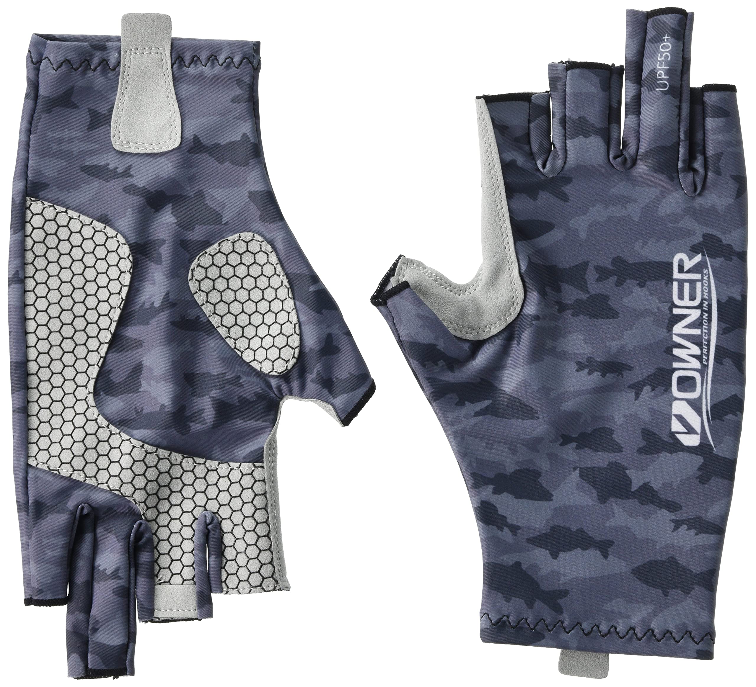 OWNER Sunblock Multi Blackfish Gloves, Camo, L/XL