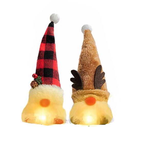 Gnome Advent Calendars 2025 24 Days Christmas Countdown Calendar with Light Up Collectible Figures Gnome Ornaments Gifts for Kids Boys Girls