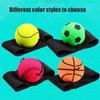 1Pc Return Sponge Rubber Handball Game Practice Bouncing Elastic Movement Nylon Rope Reaction Speed Training