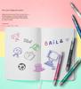 6 in 1 Multifunctional Pen 0.7 mm Ballpoint Pen 5 Colors and 0.5 mm Mechanical Pencil in One Pen for School Office Supplies