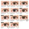 Official ReVIA 1day COLOR Mist Iris Prescription 0.00 10 pieces