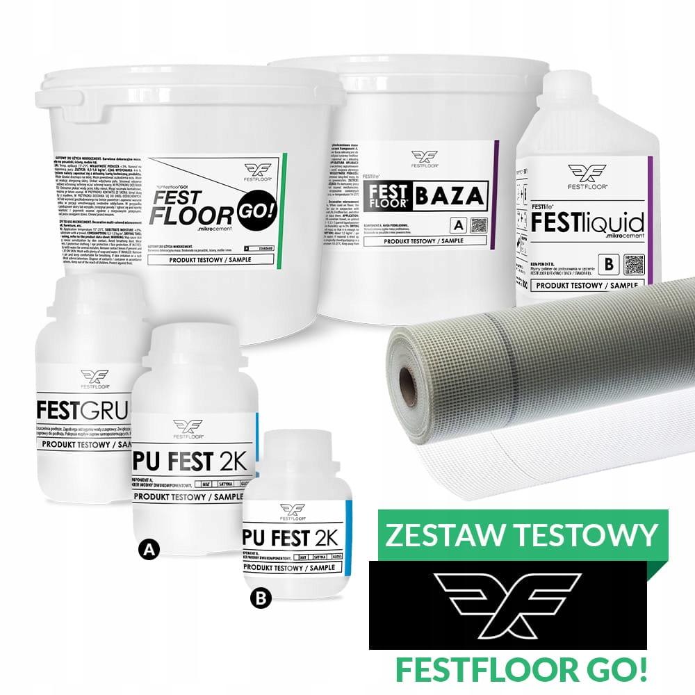 Zestaw testowy - mikrocement festfloor go!