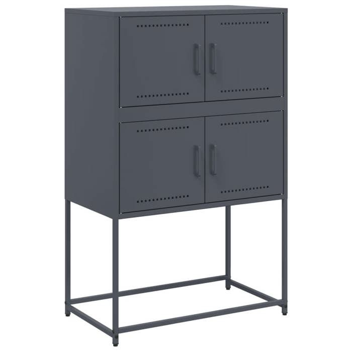 VidaXL Buffet Anthracite 68,5x38,5x107 Cm Steel, Cabinet, Sideboard, Storage Cabinet, Cabinet, Cupboard, Buffet 846484