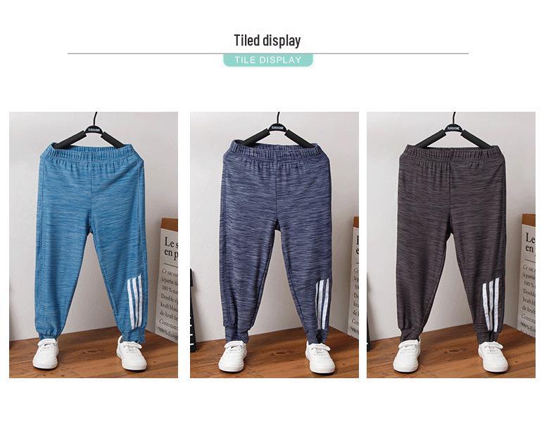 JX Kids' Spring/Autumn Joggers: Boys' & Girls' Casual Summer Sweatpants for Middle & Large Children - Thin Style Sports Pants.