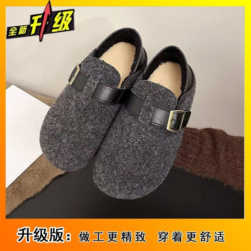 

Premium women s Birkenstocks cotton shoes fashionable and comfortable casual cotton shoes women s season 38