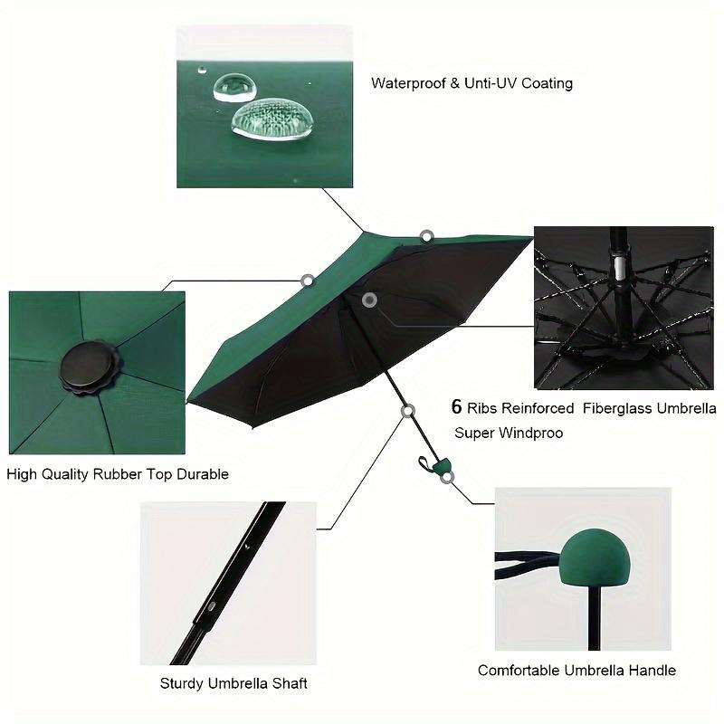 Mini Capsule Folding Umbrella UPF50+ Vinyl Coating Portable Sun and Rain Pocket Parasol UV Protection