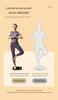 8-Electrode Body Fat Scale with VA Color Screen, High Precision, Rechargeable, Ideal for Weight Loss and Health Monitoring