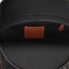 Coach West 32 Classic Logo Horse And Carriage Pattern Leather And Fabric Mixed Material Backpack Large Unisex Backpack Truffle CBX16-QBYBL