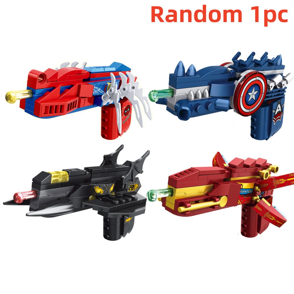 Blind Box Mini Marvel Building Blocks Figures Big Goblin Spiderman Iron Man Venom Captain Hawk Deadpool Technic Armor Gift Toys