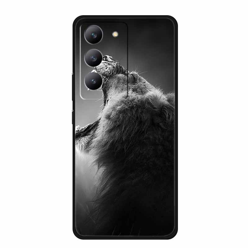 For Redmi 15 Phone Case Fashion Pictures Black Silicone TPU Soft Back Cover Case For Xiaomi Redmi 15 4G 5G Case Redmi15 Bag 6.9"