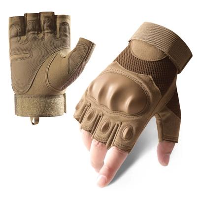 Tactical Gloves Men's Half-finger Outside Mountaineering Shielding Wear-resistant Fitness Road Travel and Cycling Gloves  Practical Use