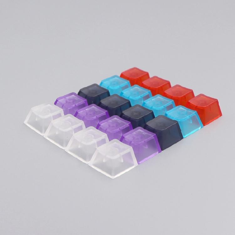 Original Height Keycaps Matte Frosteds Texture NonEngraved Transparents Keycaps Mechanical Keyboards Replacement Parts