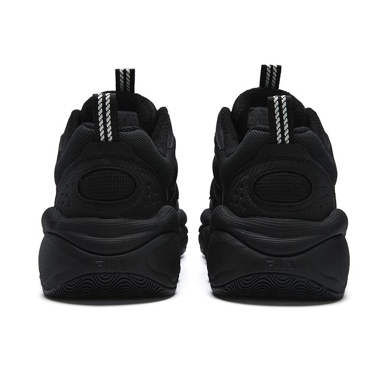 New FILA PEASE WE Abrasion Resistant Coverage Low Top Casual Shoes Men's Black F12M541121FBK