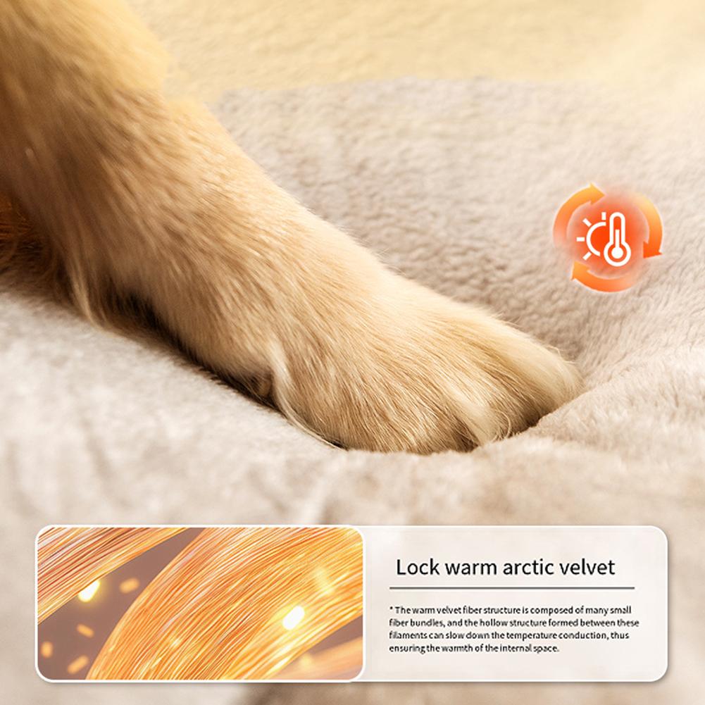 Katzenbett für den Innenbereich Höhlenbetten Weiches Katzenhaus Katzenzelt mit abnehmbarem waschbarem gepolstertem Kissen Möbel für mittelgroße Haustiere Hunde Katzen