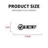 4 szt. dekoracja audio do samochodu 3D Aluminiowy Znak Godło Naklejki Dla BMW X1 X3 X5 X6 X7 Seria 1 3 5 6 7 G20 G30 G11 F15 F16 G01 G02 F48