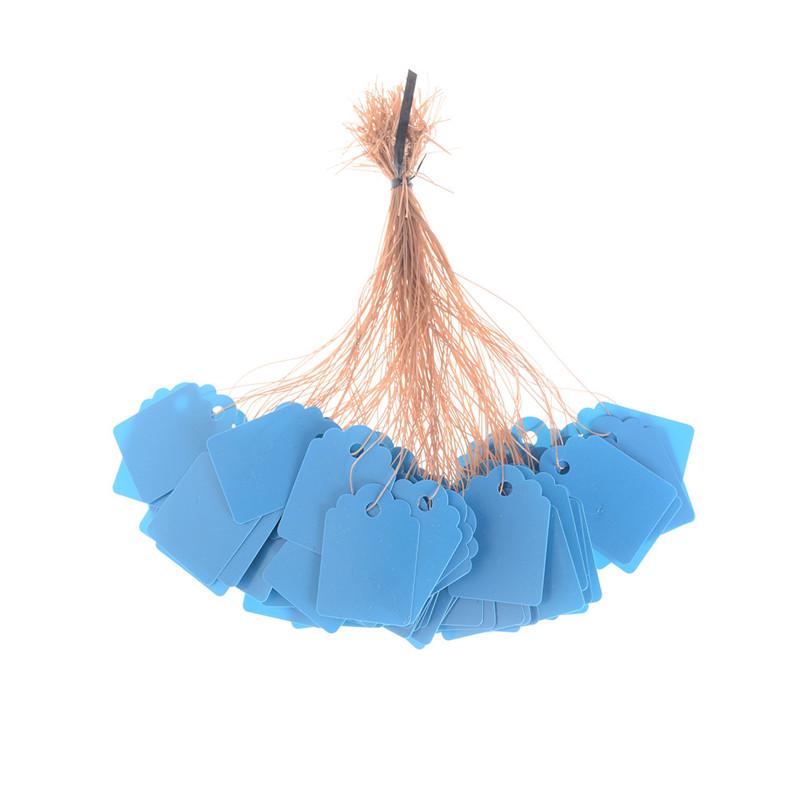 

100 шт. ювелирные изделия одежда товары садоводство бренд этикетка ценники 3,5*2,5 см синий