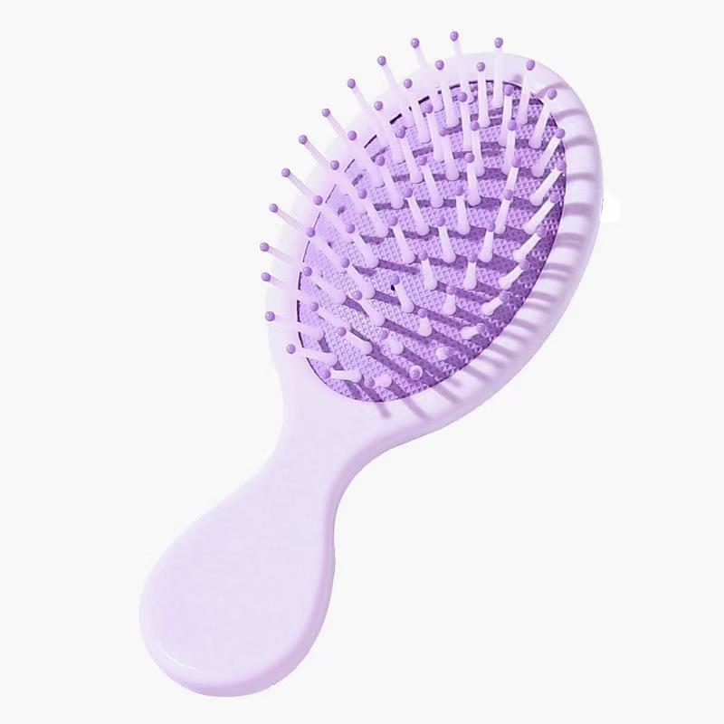 Portable Mini Detangler Hair Brush Air Cushion Massage Comb Anti Static Wet Dry Hair Styling Tool Travel Hair Accessory