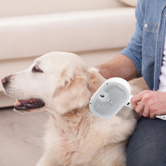 Cat Steam Brush for Shedding Rechargeable 3-in-1 Steamy Pet Brush Self Cleaning