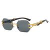 JYL TS Sunglasses UV Protection Frameless Leopard Irregular/2834