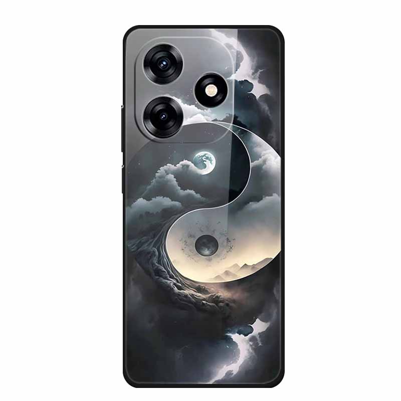 Glass Back Cover For Honor X5c / X5c Plus 4G Case Hard Tempered Glass Cases For Honor Play 10A 2025 Case Protective Funda Para
