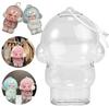 Schutzhülle Für Sp Skullpanda Puppe Transparenter Tragbarer Organizer Aufbewahrungskoffer Staubschutzabdeckung Mit Silikonband