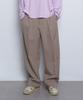 THE-ABON M56 Over Bon Setup Wide Slacks Black