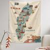 Teenagers Outdoor Tapestry Camping Signs Tapestry Vintage Party Living Room Room Decoration