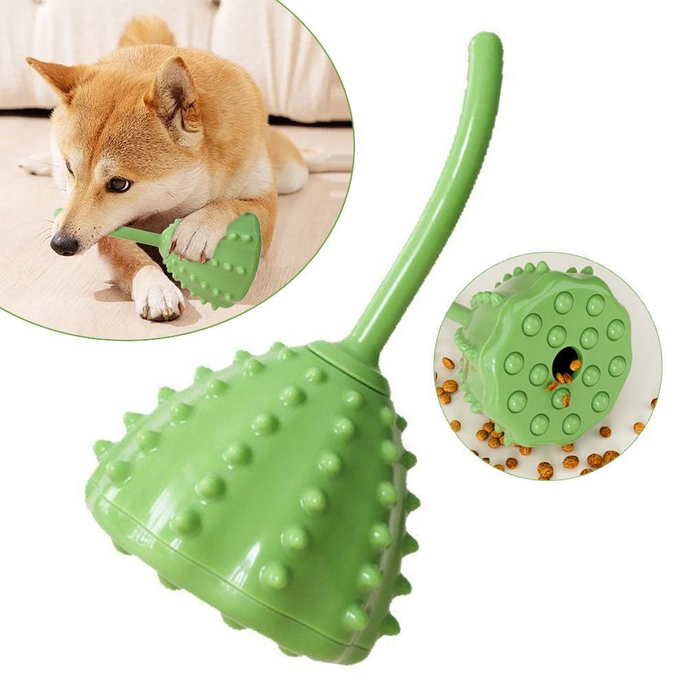 Lotus Seedpod Pet Slow Feeder Ball Relieve Boredom Pet Food Dispenser Dog Chewing Toys  Puppy