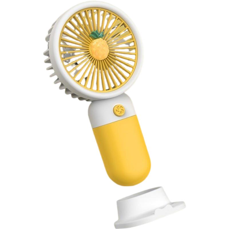 Suport pentru telefon mobil Ventilator portabil în aer liber, portabil, cu putere mare eoliană, mini ventilator electric creativ pentru fructe de birou