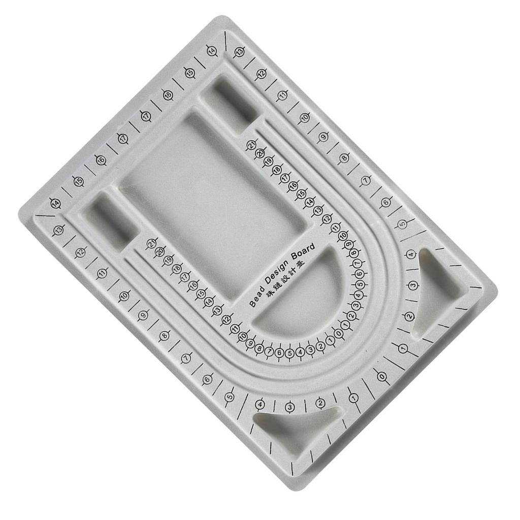 Perlen Design Board   Waage   und halbkreisförmige Vertiefungen Perlenkette Designschale für Schmuckherstellung mit Bastelprojekten Geeignet für Str