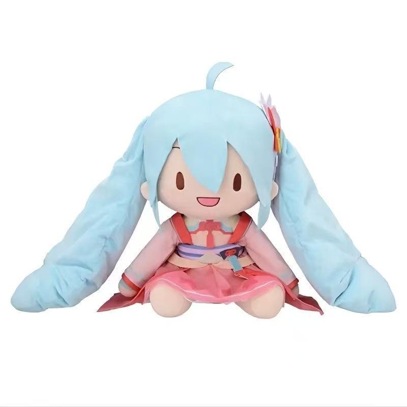 Oreiller-poupée Hatsune Snow Miku, cadeau classique en peluche