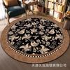 Circular Carpet Bedroom Living Room Carpet Coffee Table Carpet Home Sofa Circular Mat Ethnic Style Carpet