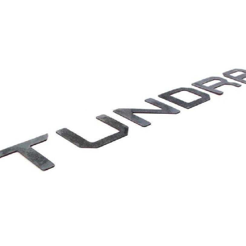 Matte Black Finish 3D 6pcs Tailgate Letter Pieces For 2014-21 Toyota Tundra