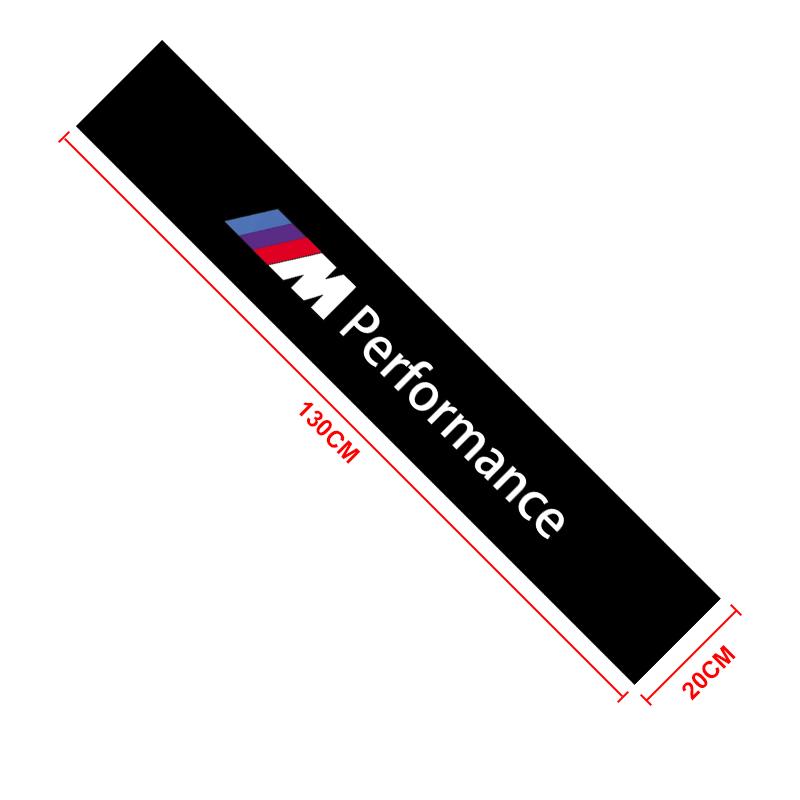 Car Front Windshield Stickers Front and Rear Decorative Emblem For BMW M E34 E36 E60 E90 E46 E39 E70 F10 F20 F30 X5 X6 X1 M3 M5 M6 E71 F01 F02 F87