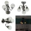 Chandelier Model Bedroom Ceiling Light Miniature Lamp Model Accessories Role Play Furnishings Lighting Toy Doll House