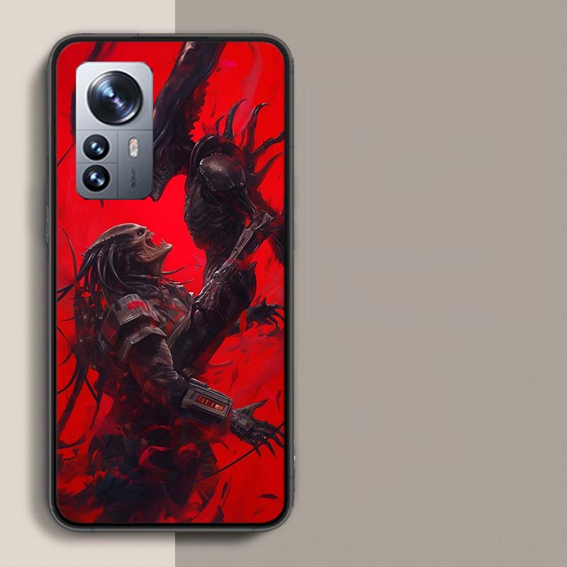 COOLE A-Alien Xenomorph Handyhülle Für Redmi Note 15 Pro 5G 14 13 12 Pro Plus 11 11T 11E 11S 10 Pro 10S 9 9S Hülle Handy Klar mit
