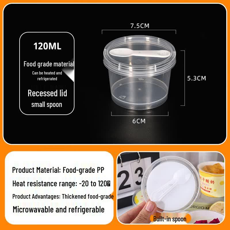 Gu Yue Tian Cheng Disposable Pudding & Dessert Cups