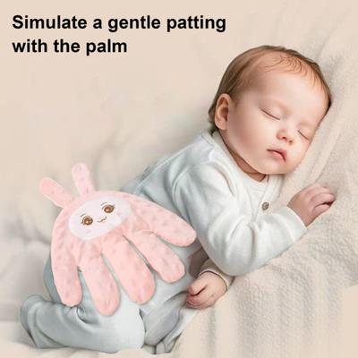 Baby Patter for Sleep Automatic Patting Soothing Palm Cartoon Animal Startle Prevention Toy Baby Sleep Aid for Comforting Boys Girls 0-3 Years Old