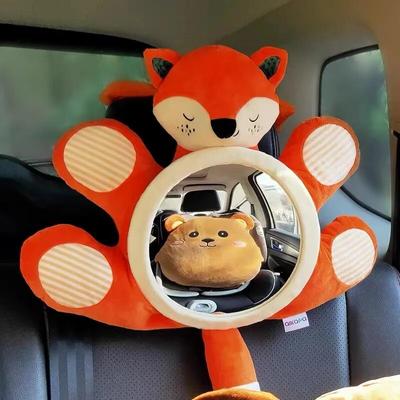 Muma Cute Owl Child Safety Seat Rearview Mirror Cartoon Animal Car Seat Sight Glasses Car Rear Seat Child Safety