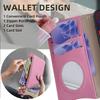 For Samsung Galaxy S25 Ultra Wallet Case Fishtail Design Leather Phone Cover with Mirror/Stand/Strap