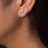 1 Pairs Summer Stud Drop Dangle Tassel Earrings Lady Elegant Club Dress Earring Jewelry Accessories Creative Gifts Decoration