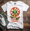 Retro Alien T-Shirt: Japanese Kanji Graphic Tee