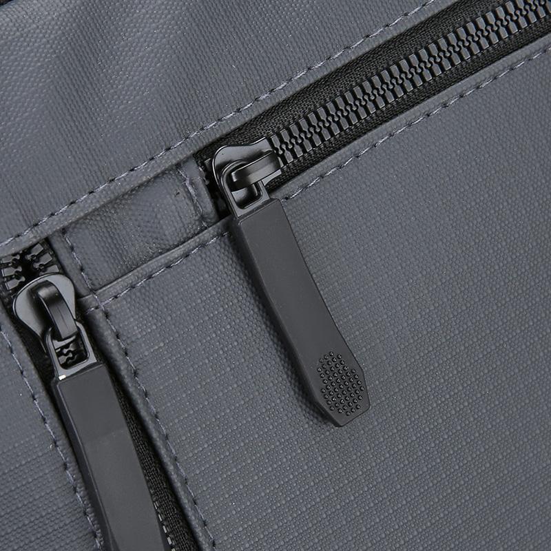 Herren Professionelle Business Aktentasche - Wasserdichte Büro Umhängetasche mit Reißverschlussfach