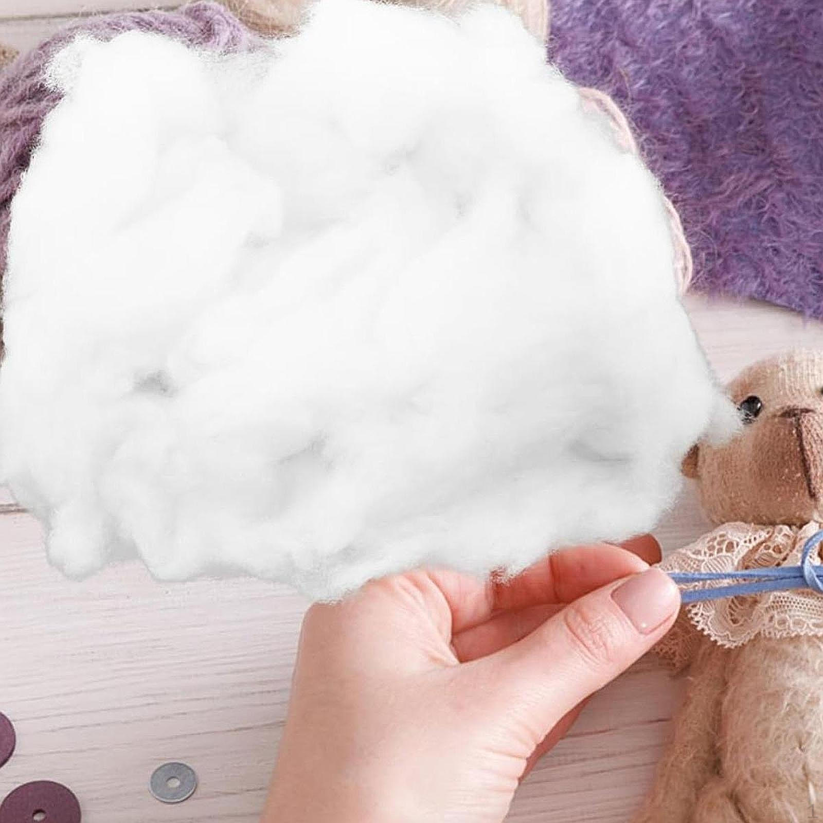 

Наполнитель из белого волокна полиэстера для игрушек, подушек для дивана, набивка для животных 400g