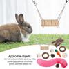 Hamster Chew Toy Set Natural Wooden Hamster Toys And Accessories For Cage Guinea Pig 11Pcs Chew Toy Teeth Small Animal Toy