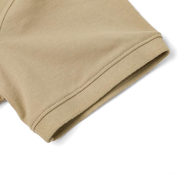 Timberland Cotton Breathable Embroidered Logo Short Sleeve Polo Shirt Men polo shirts Licorice-Yellow A69Z7DH4